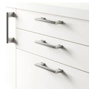 IKEA Stainless Steel Silver Cabinet Doors Vinna Pulls Knobs